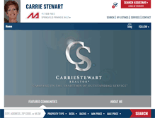 Tablet Screenshot of carriestewart.murney.com