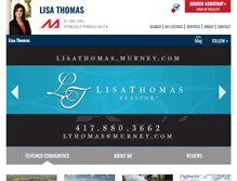 Tablet Screenshot of lisathomas.murney.com