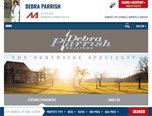 Tablet Screenshot of debraparrish.murney.com