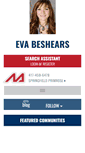 Mobile Screenshot of evabeshears.murney.com