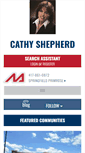 Mobile Screenshot of cathyshepherd.murney.com