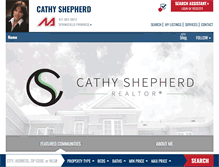 Tablet Screenshot of cathyshepherd.murney.com