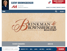 Tablet Screenshot of cathybrownsberger.murney.com
