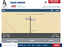 Tablet Screenshot of debbiemorrow.murney.com
