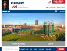 Tablet Screenshot of debimurray.murney.com