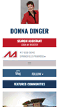 Mobile Screenshot of donnadinger.murney.com