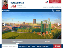 Tablet Screenshot of donnadinger.murney.com