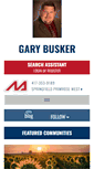 Mobile Screenshot of garybusker.murney.com